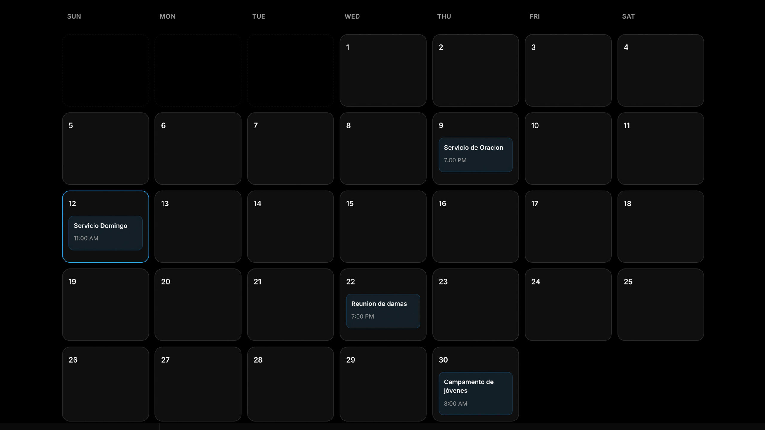calendar